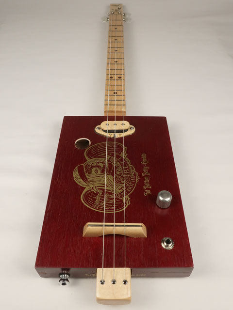 Fat Bottom Betty 3 String Cigar Box Guitar CBG #2537