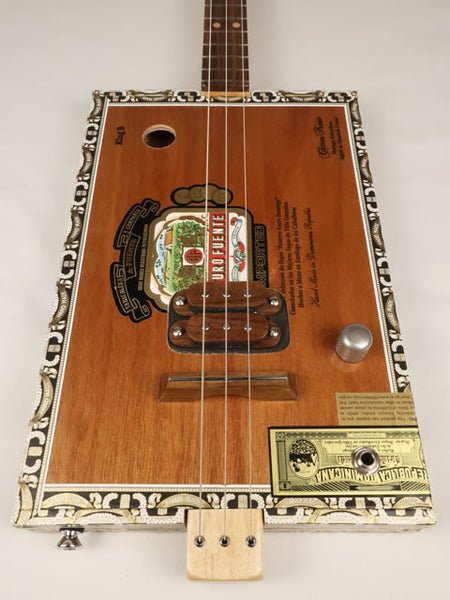 King B Humbucker 3 String Cigar Box Guitar CBG #2541