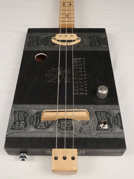 Liga Privada 3 String Cigar Box Guitar CBG #2534