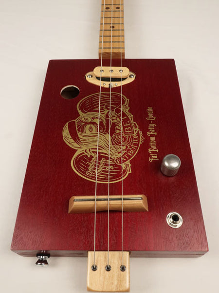 Fat Bottom Betty 3 String Cigar Box Guitar CBG #2515