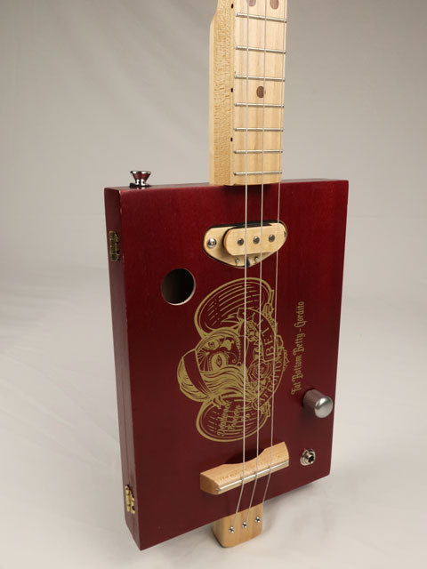 Fat Bottom Betty 3 String Cigar Box Guitar CBG #2515