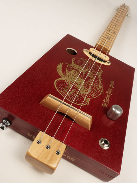 Fat Bottom Betty 3 String Cigar Box Guitar CBG #2515