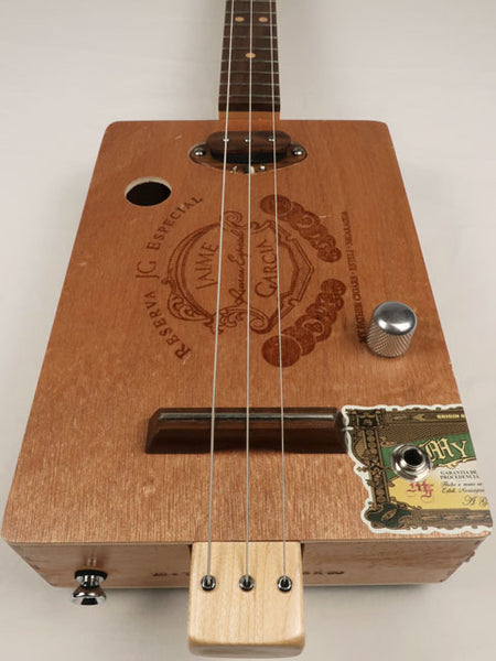 Jaime Garcia 3 String Cigar Box Guitar CBG #2519