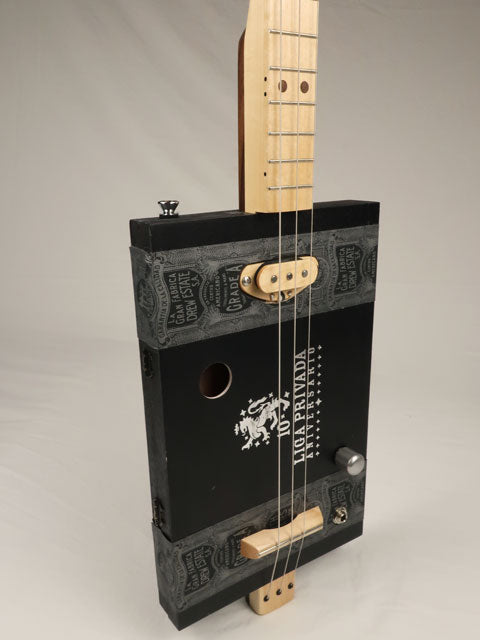 Liga Privada 3 String Cigar Box Guitar CBG #2514