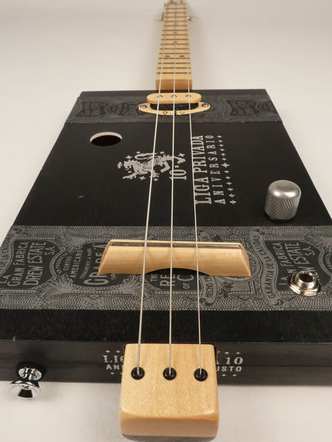 Liga Privada 3 String Cigar Box Guitar CBG #2514