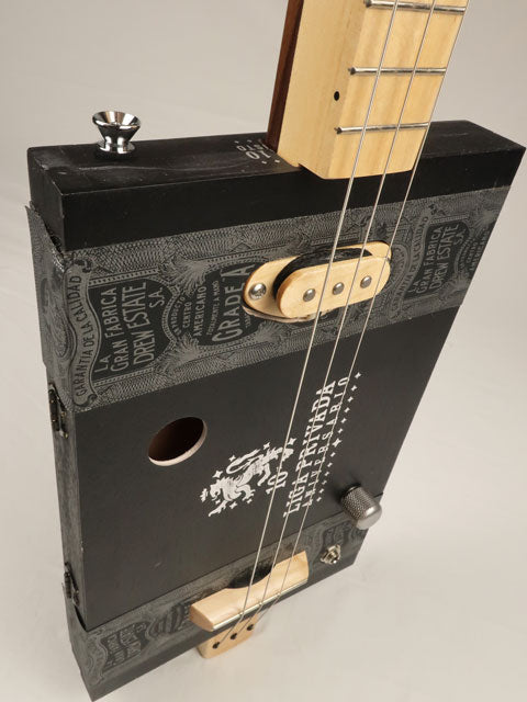 Liga Privada 3 String Cigar Box Guitar CBG #2514