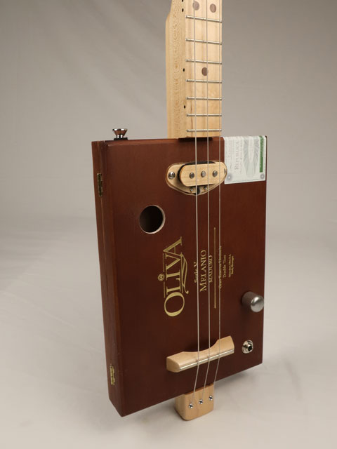 Oliva 3 String Cigar Box Guitar CBG #2518