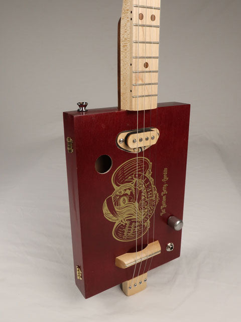 Fat Bottom Betty 4 String Cigar Box Guitar CBG #2529