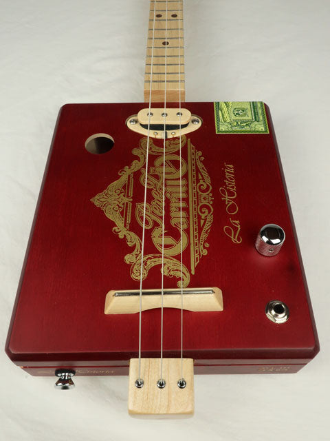 Perez Carrillo 3 String Cigar Box Guitar CBG #2434