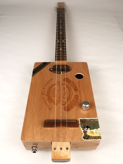 Jaime Garcia 3 String Cigar Box Guitar CBG #2552