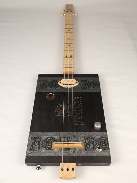 Liga Privada 3 String Cigar Box Guitar CBG #2544