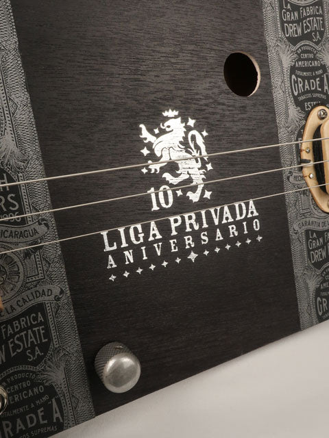 Liga Privada 3 String Cigar Box Guitar CBG #2544