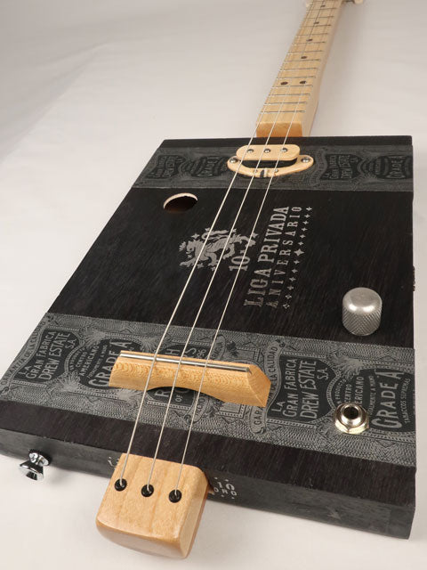 Liga Privada 3 String Cigar Box Guitar CBG #2544