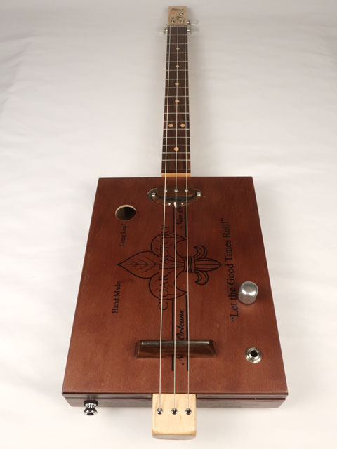 New Orleans Cigar Factory 3 String Cigar Box Guitar CBG #2549