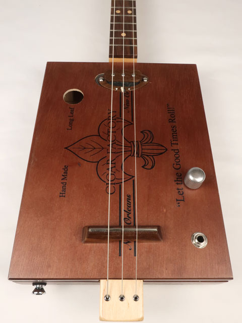 New Orleans Cigar Factory 3 String Cigar Box Guitar CBG #2549