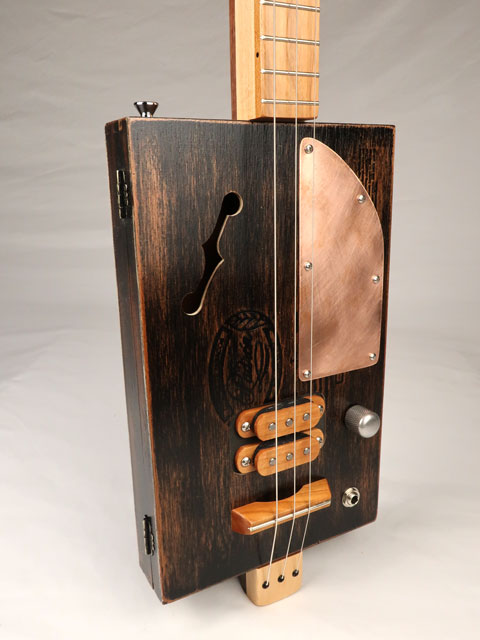 Copper Guard Padron 3 String Cigar Box Guitar CBG #2548