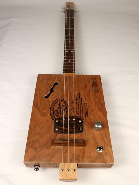 Padron Humbucker 3 String Cigar Box Guitar CBG #2546