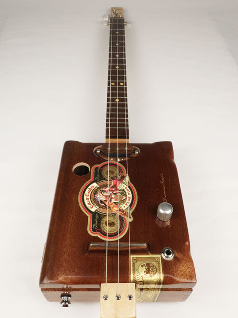 Flor Fina 3 String Cigar Box Guitar CBG #2556