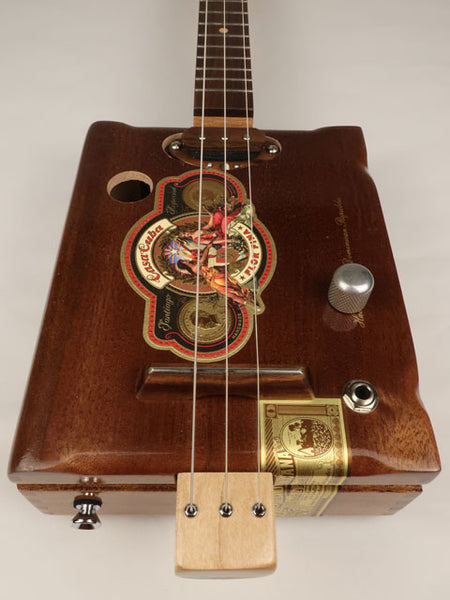 Flor Fina 3 String Cigar Box Guitar CBG #2556