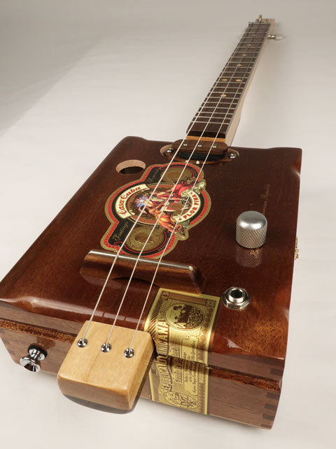 Flor Fina 3 String Cigar Box Guitar CBG #2556