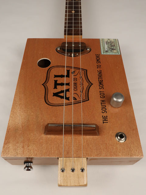 ATL Smoke 3 String Cigar Box Guitar CBG #2555