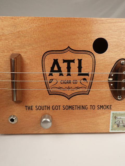 ATL Smoke 3 String Cigar Box Guitar CBG #2555