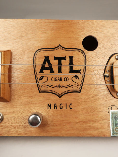 ATL Magic 3 String Cigar Box Guitar CBG #2566