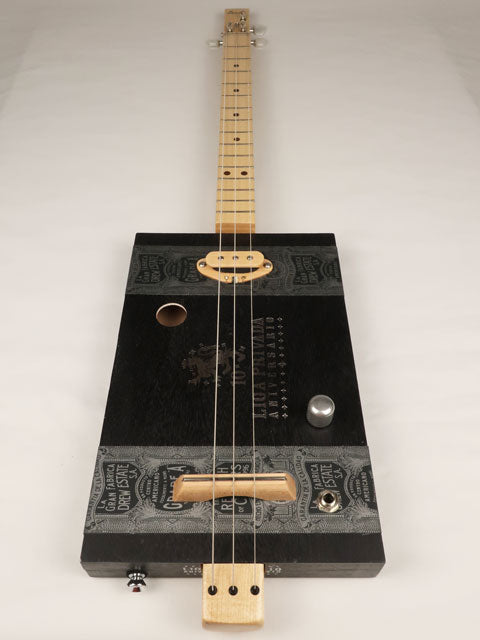 Liga Privada 3 String Cigar Box Guitar CBG #2565