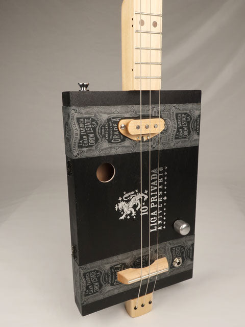 Liga Privada 3 String Cigar Box Guitar CBG #2565