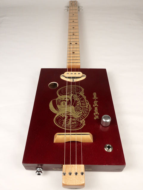 Fat Bottom 4 String Cigar Box Guitar CBG #2547